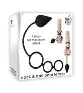 Adam and Eve Cock and Ball Anal Teaser - - Prostate Toys